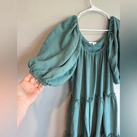 Bohme Teal Midi Dress - Picture 6 of 12